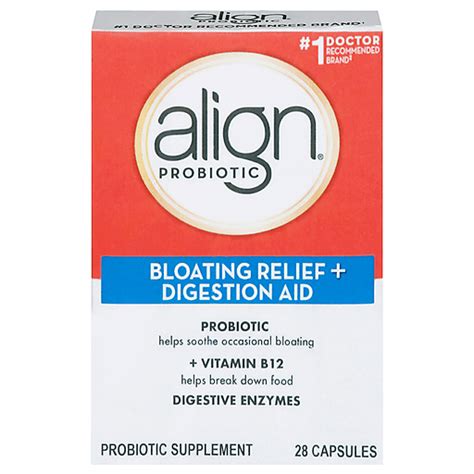 Align Bloating Relief Digestion Aid 28 Capsules Vitaminas Y