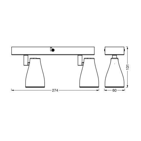 Ledvance Pear Led Anbauspot Gu Flammig Schwarz Lampenwelt De