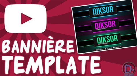 Bannière Youtube Template Gratuit Infos Bannière Animée Youtube