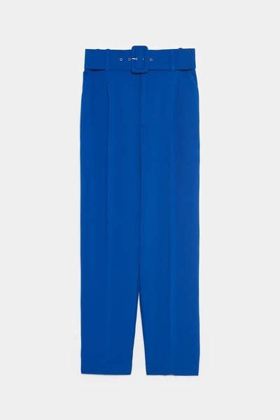 PLEATED PANTS WITH BELT Pleated Pants Belted Pants Pants