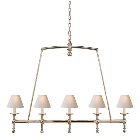 Classic Linear Chandelier Linear Chandelier Visual Comfort Lighting