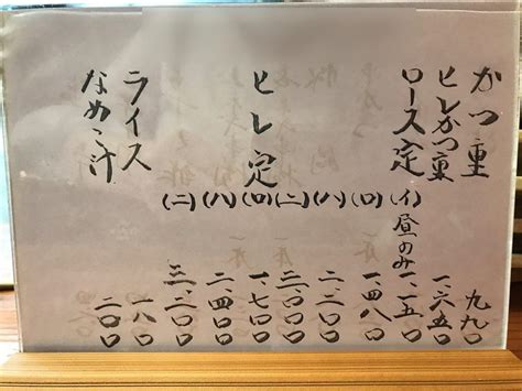 神田「とんかつ三」 なずなの東京食べ歩きブログ