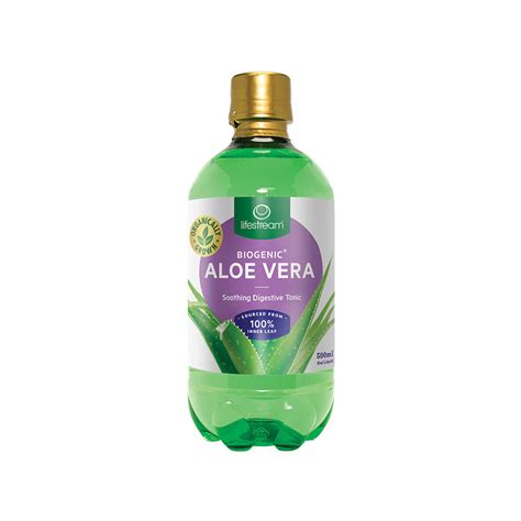 Lifestream Biogenic Aloe Vera Juice 500ml Birkenhead Health