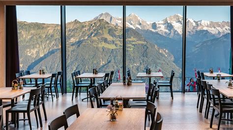 Panorama Restaurant Harder Kulm 1322 m ü M Panoramarestaurant