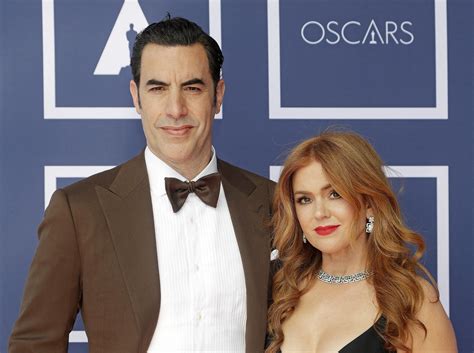 Un Long Match De Tennis” La Femme De Sacha Baron Cohen Annonce Leur