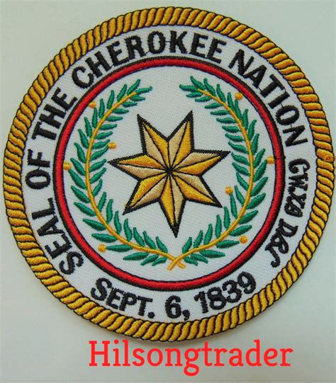 Great Seal of the Cherokee Nation Patch native American - Etsy