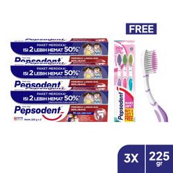 Promo Buy Get Free Pepsodent Pasta Gigi White Valupack G Isi