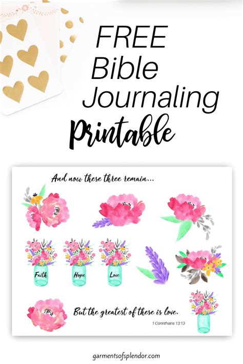 Huge List Of Free Bible Journaling Printables