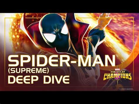 DEEP DIVE SPIDER MAN SUPREME Marvel Contest Of Champions YouTube