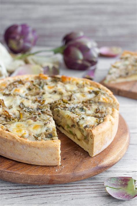 Torta Con Carciofi Ricotta E Scamorza Gustosissima E Semplice