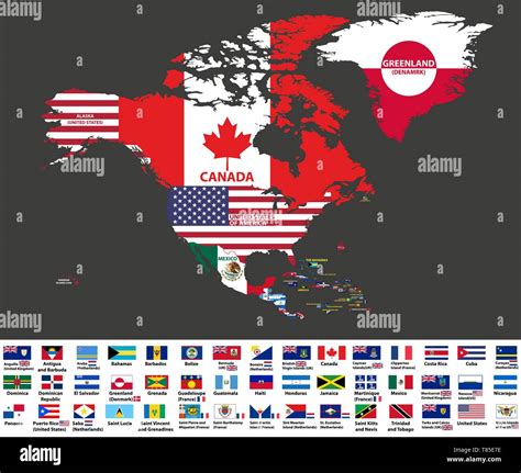 North America Map With Countries - Map Of Rose Bowl