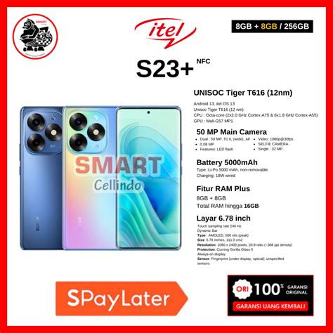 Jual Hp Itel S Nfc Gb Garansi Resmi Itel Tahun Shopee