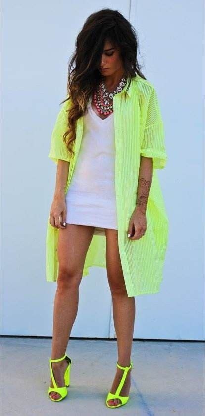 Fluorescent Neon Outfits Neon Fashion Fashion