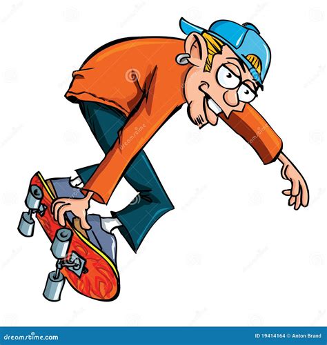 Cartoon Of Skater Teen Stock Images Image 19414164