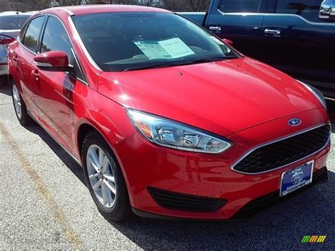 2016 Race Red Ford Focus Se Sedan 111153784 Photo 2