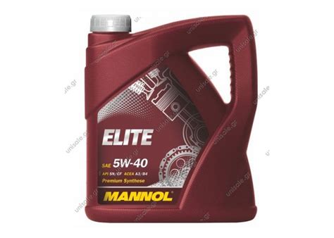MANNOL ELITE 5W40 4LT Λάδι Mannol 5W/40 Elite 4LT Mannol Extreme 5W-40 ...