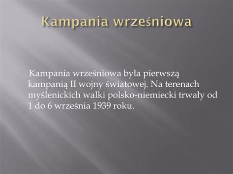 PPT Kampania wrześniowa PowerPoint Presentation free download ID