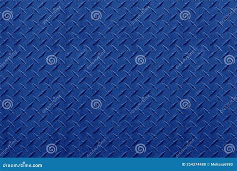 Abstract Blue Metal Diamond Plate Background Stock Photo - Image of ...