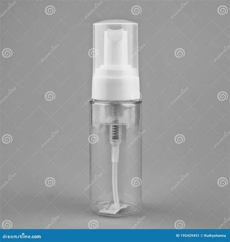 Close Up Of Beauty Hygiene Container Isolated Over White Background