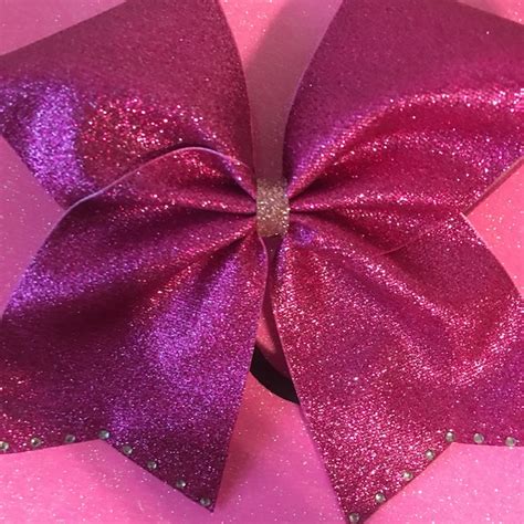 Hot Pink Cheer Bow Etsy