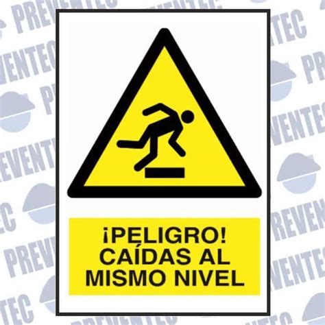 Señalética Prevención Peligro Por Caídas Al Mismo Nivel