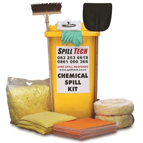 Chemical Wheely Bin Spill Kit Spilltech