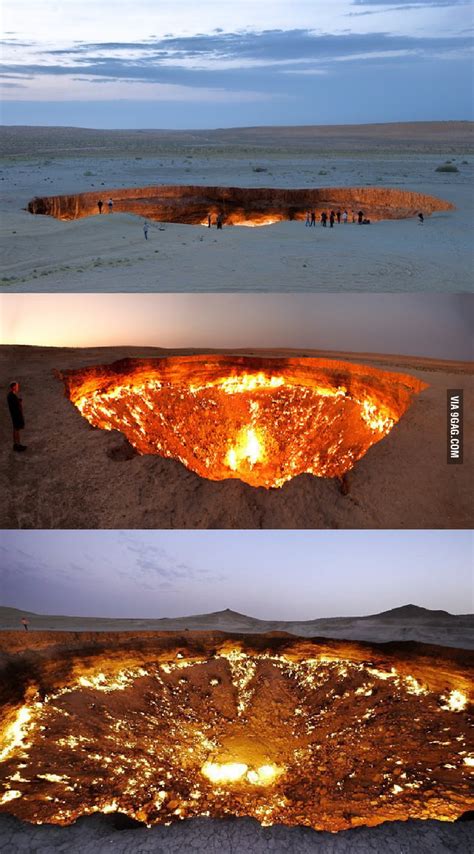 The door to Hell (Turkmenistan) - 9GAG