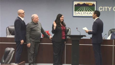 Oath Of Office For Salinas CA Mayor Elect Kimbley Craig YouTube