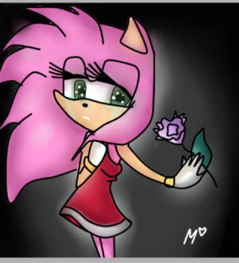 Sad Amy Rose by Anelim2001 on DeviantArt