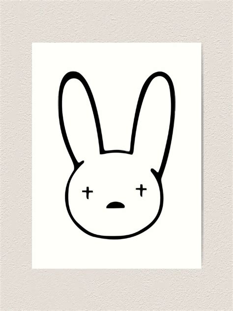 "Bad Bunny Sticker Best Quality - Bad Bunny Logo Decal x100PRE" Art ...