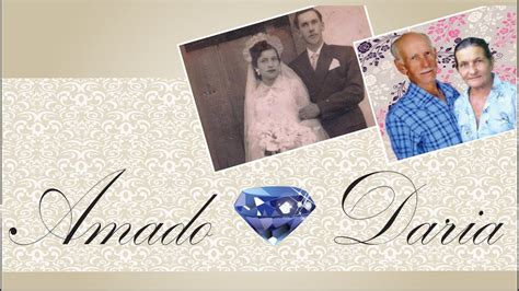 Homenagem Bodas De Diamante Amado E Daria YouTube