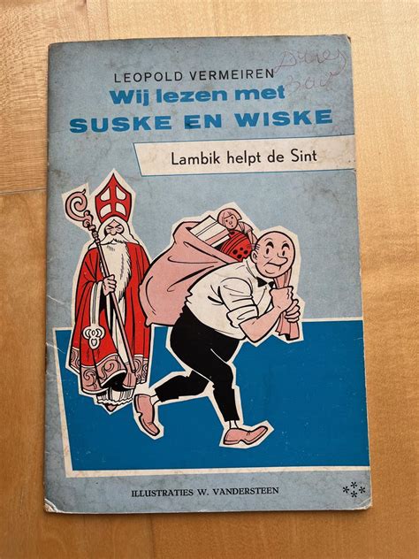 Vandersteen Wij Lezen Met Suske En Wiske Lambik Helpt De Sint Sc