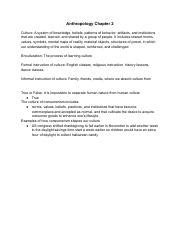 Anthropology Chapter Pdf Anthropology Chapter Culture A System