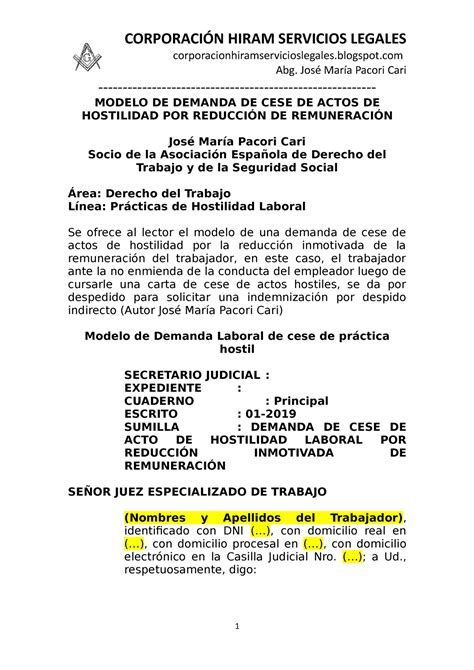 Descubrir 58 Imagen Modelo De Demanda De Cese De Alimentos Abzlocal Mx