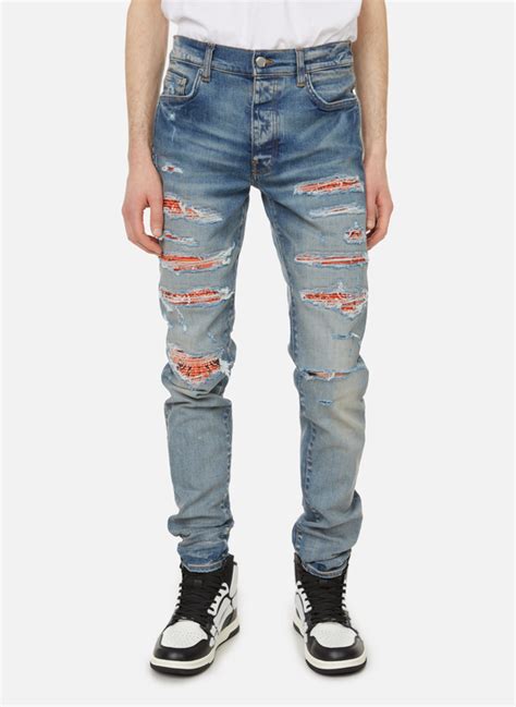 Cotton Denim Slim Fit Jeans Amiri For Men