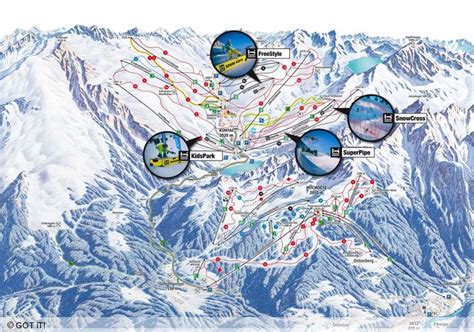 Oetz Ski Resort Piste Map Ski Region Kühtai Hochoetz