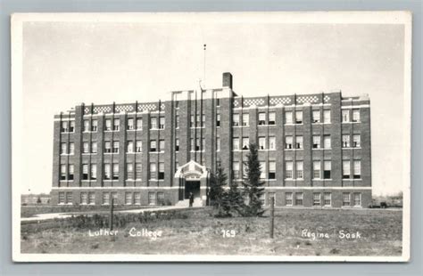 Luther College Regina Saskatchewan Rppc Sparkletone Interesting