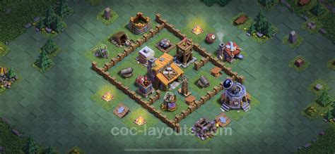 Meisterhütte Lvl 3 Anti 3 Sterne Base Layout Nachtdorf Coc Clash Of Clans 2023 Mh3 Bh3