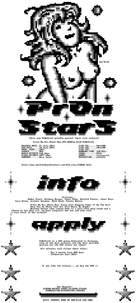 Screw My Ass White Boy XXX DVDRip XviD Pr0nStarS