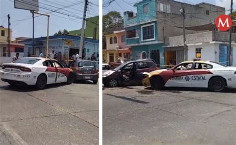 Choca Patrulla De La Guardia Estatal Contra Carro De Ruta En Tampico