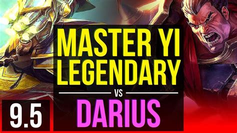 Master Yi Vs Darius Top 2 Early Solo Kills Legendary Korea