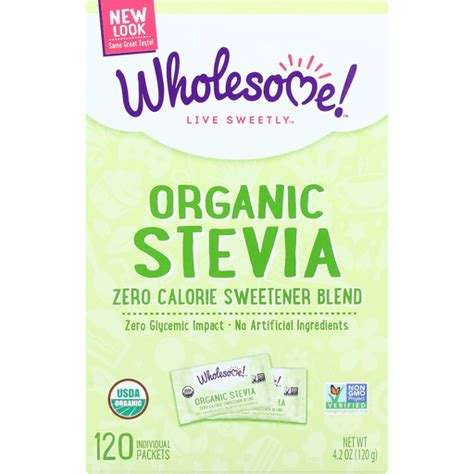 Wholesome Sweeteners Stevia Organic 120 Packets Case Of 6