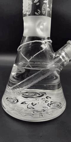 Milkyway Glass Potion Rose 14 Beaker Avernic Smoke Shop