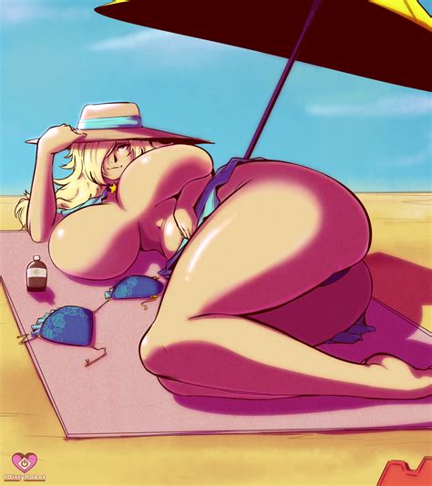Beach Babe Rosalina By DirtyRobot Hentai Foundry