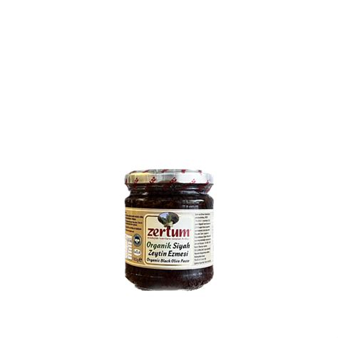 ZERTUM Organik Siyah Zeytin Ezmesi 180 GR