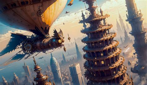 Steampunk World |4| (AI art) by 3D1viner on DeviantArt