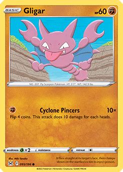 Pokemon Gligar Card