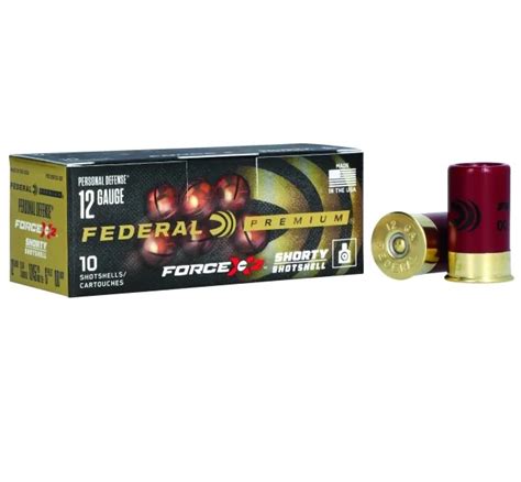 Federal Premium 12 Gauge SHORTY 00-Buck Force X2 1.75" 6 Pellet - 10 ...