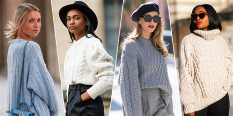 How To Style Cable Knitwear In 2021 According To Stylists