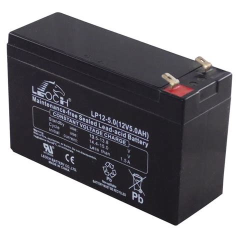 Leoch 12v 5 4Ah Rechargeable Sealed Lead Acid Battery